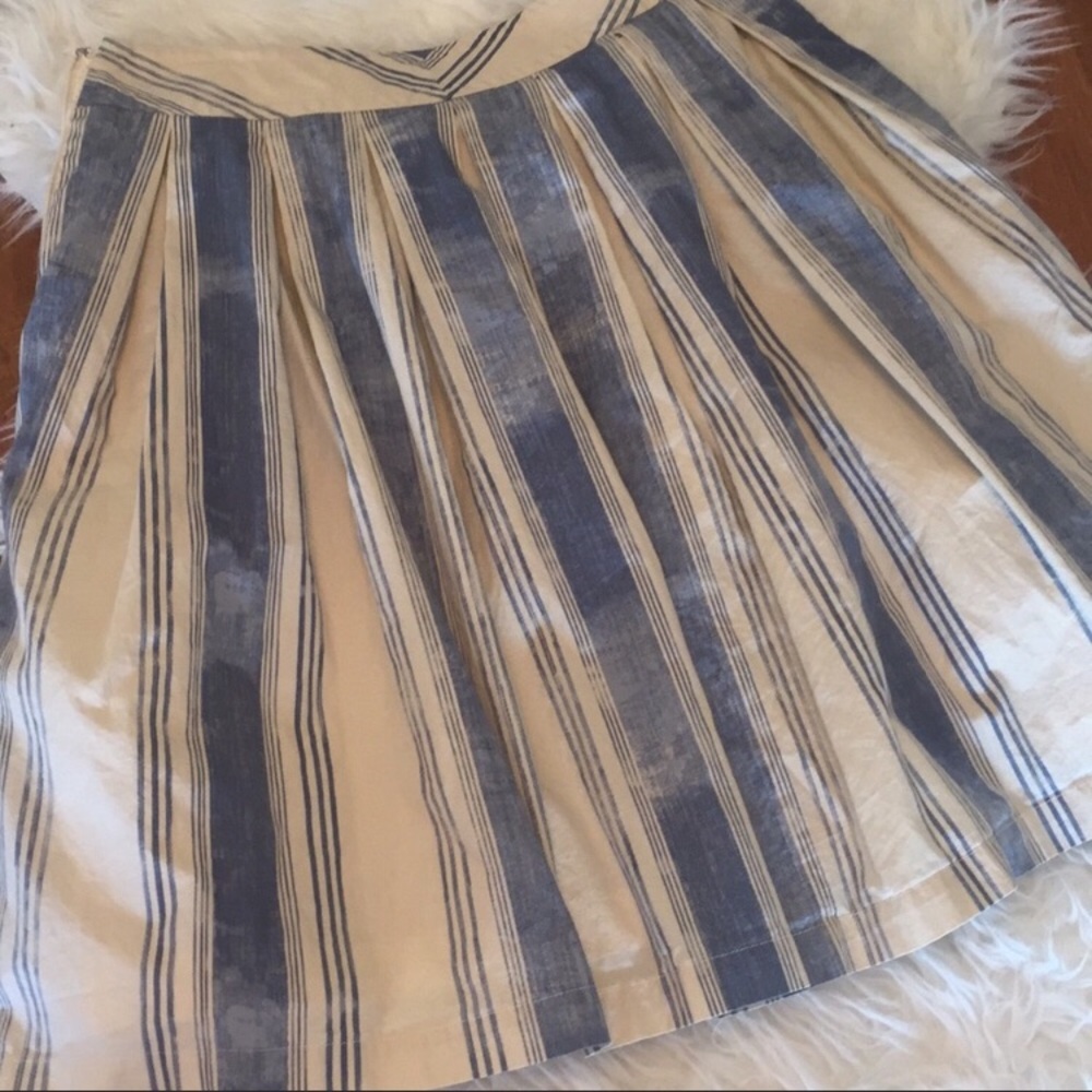 Anthropologie Maeve pleated skirt